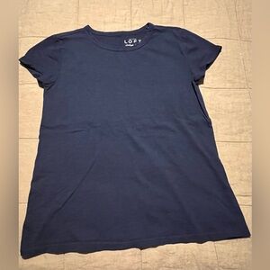 Loft vintage soft t-shirt, navy size XS
